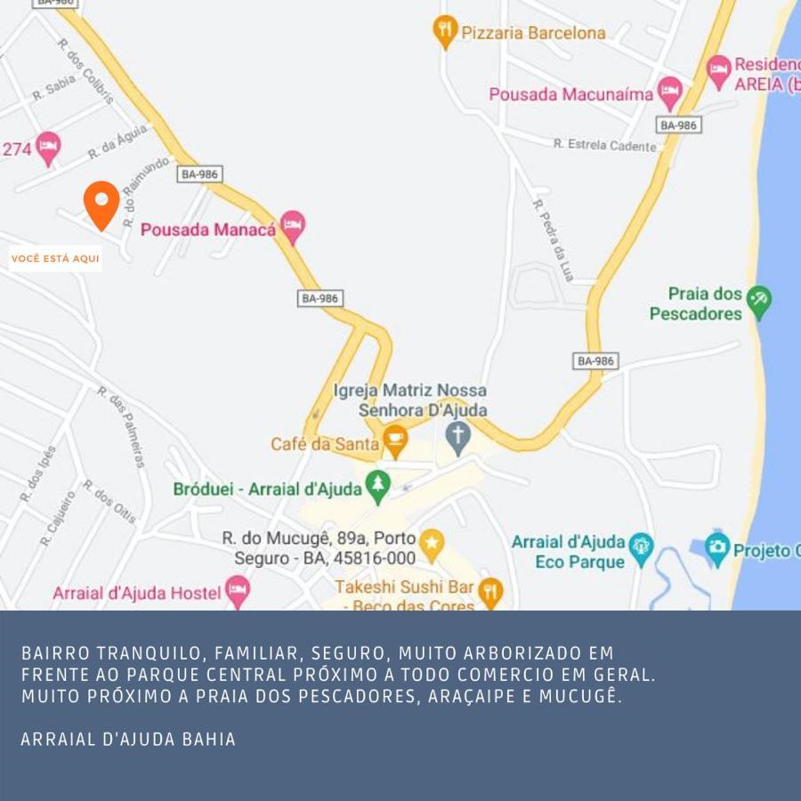 Pousada Sossego Do Pirata - Chales Equipados Agradavel Conforto Porto Seguro Buitenkant foto